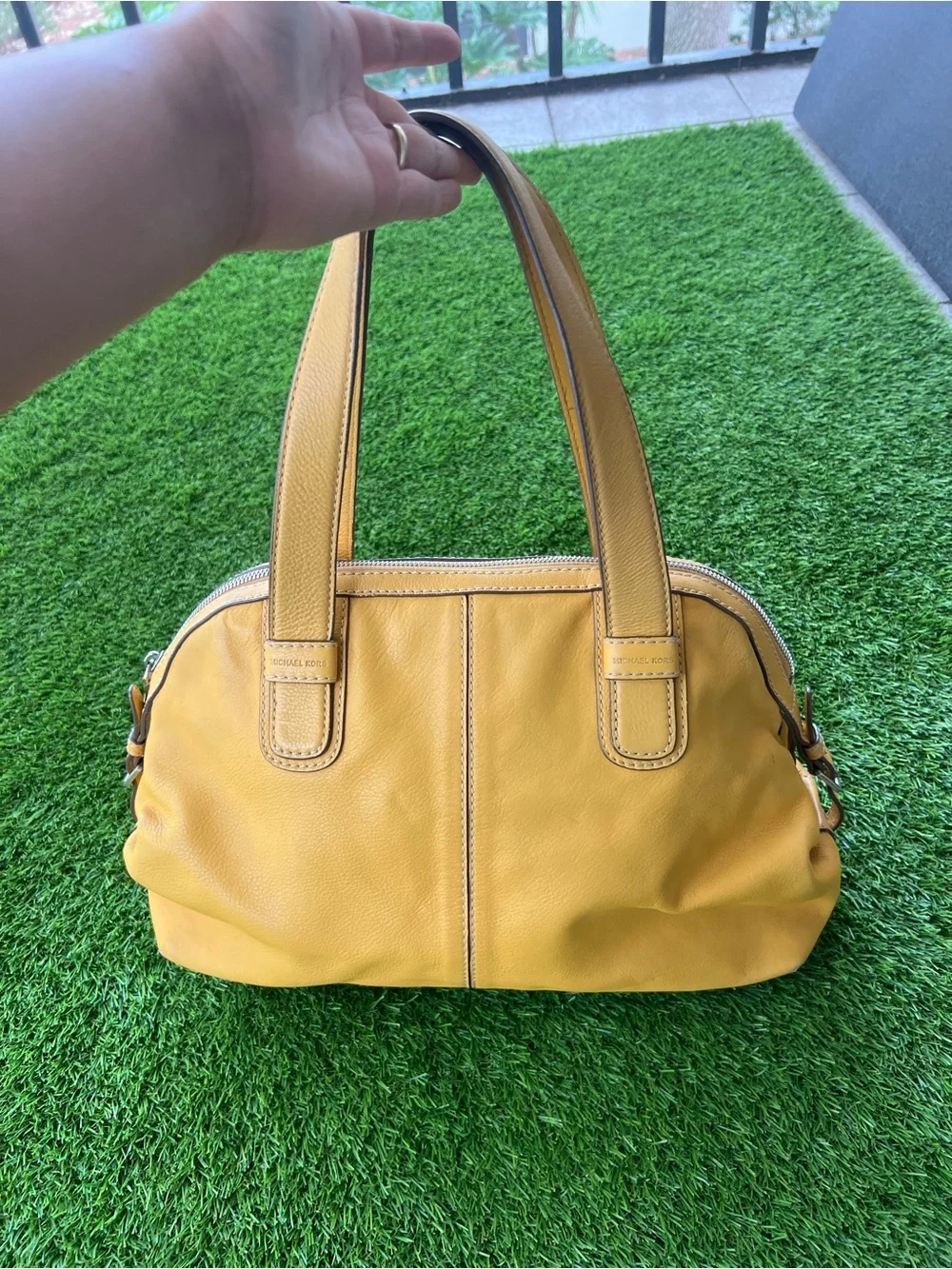 Yellow Michael kors bag
